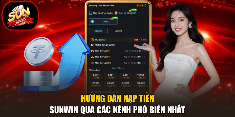 Nạp Tiền Sunwin 1 Hướng dẫn nạp tiền Sunwin qua các kênh phổ biến nhất