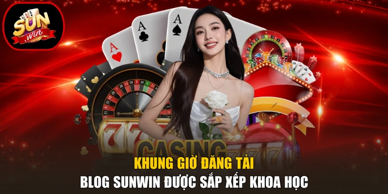 Khung giờ đăng tải blog Sunwin được sắp xếp khoa học