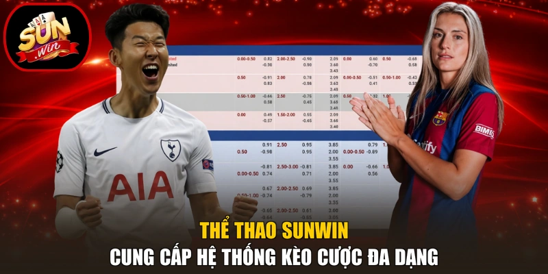 Thể Thao 2 Thể thao Sunwin cung cấp hệ thống kèo cược đa dạng